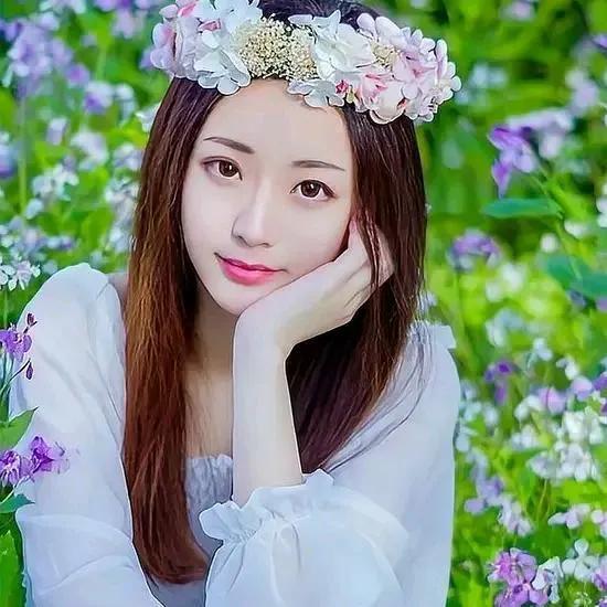 花海中的仙女，美若天仙