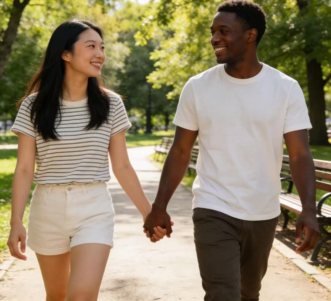 我一位同学的女儿找了个黑人男朋友，黑黢黢的那种，把他们两口子气坏了，跟女儿扬言说