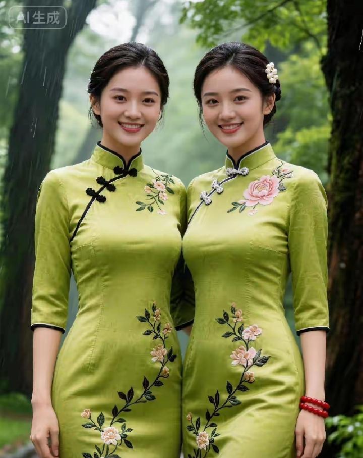 请大家猜猜孪生姐妹六个不同的是姐姐，还是妹妹？脸蛋漂亮程度一样吗？