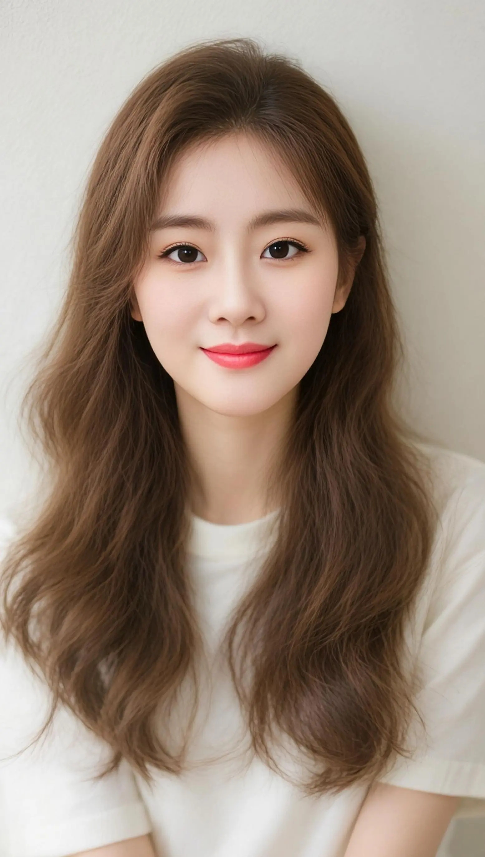 AI柔美卷发写真 ai创作