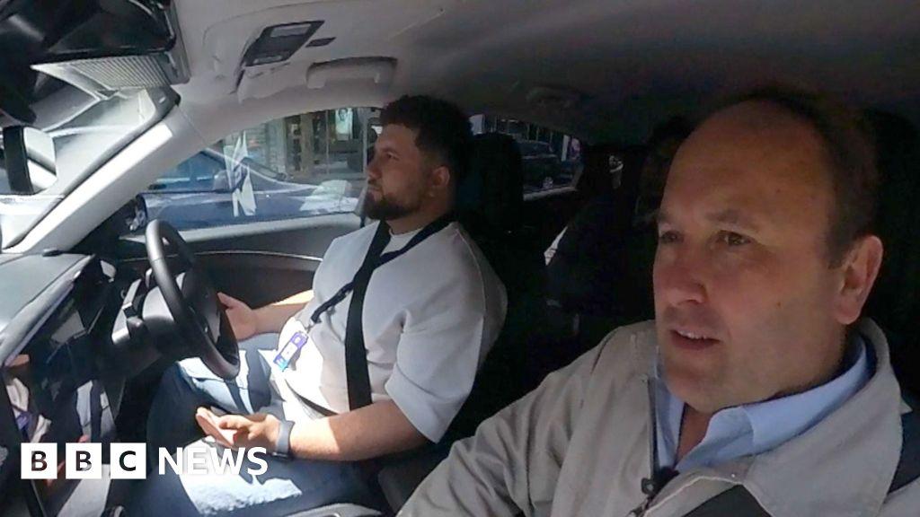 [To learn English]
The driver has taken 