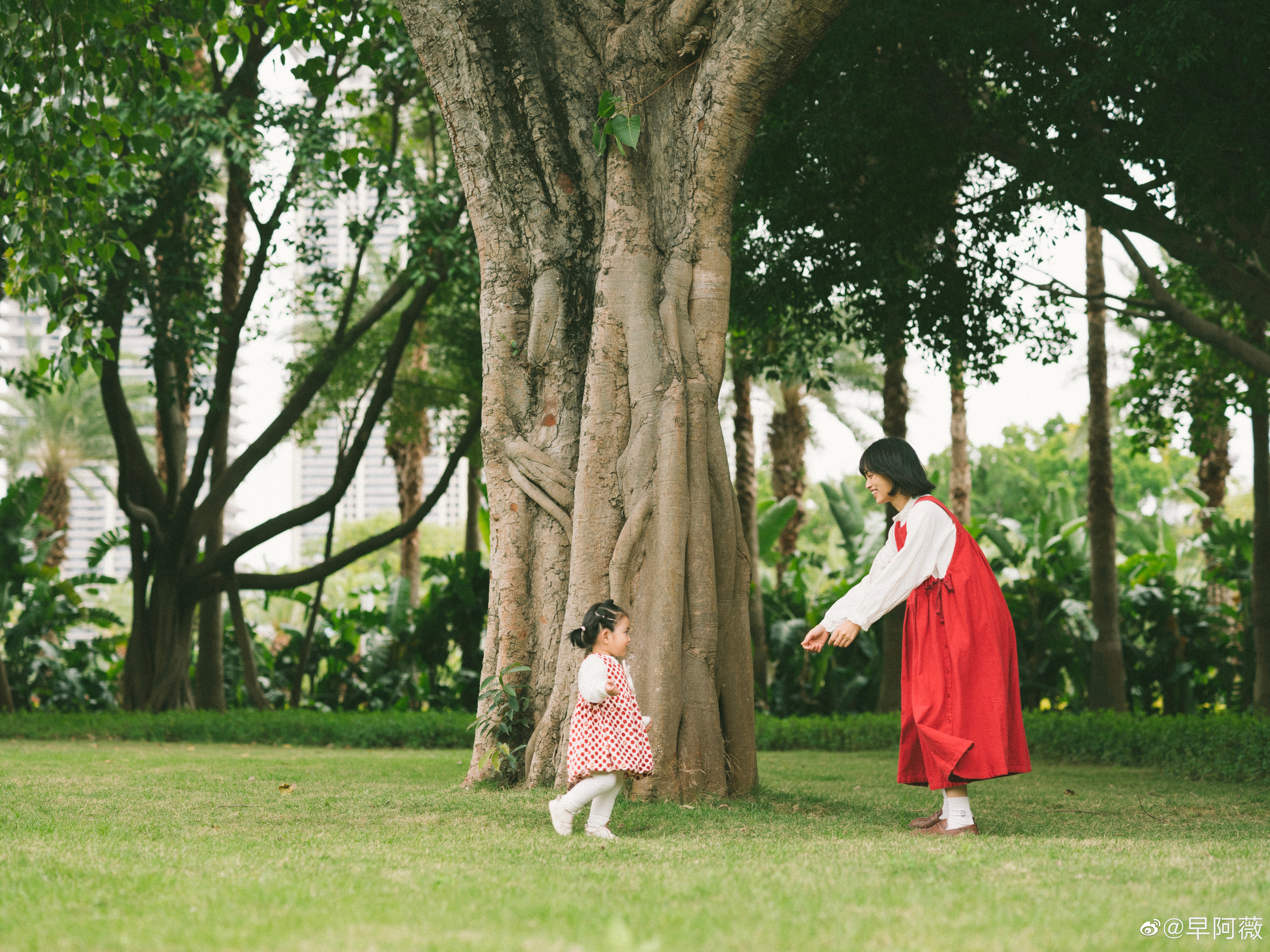 去年给我自己和女儿约拍的家庭写真🎠今天想起这组来发一发(⁎⁍̴̛ᴗ⁍̴̛⁎)希