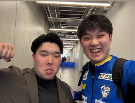 日本乒乓球t联赛张本智和 260215 张本智和ins快拍“直到去年为止都是琉球