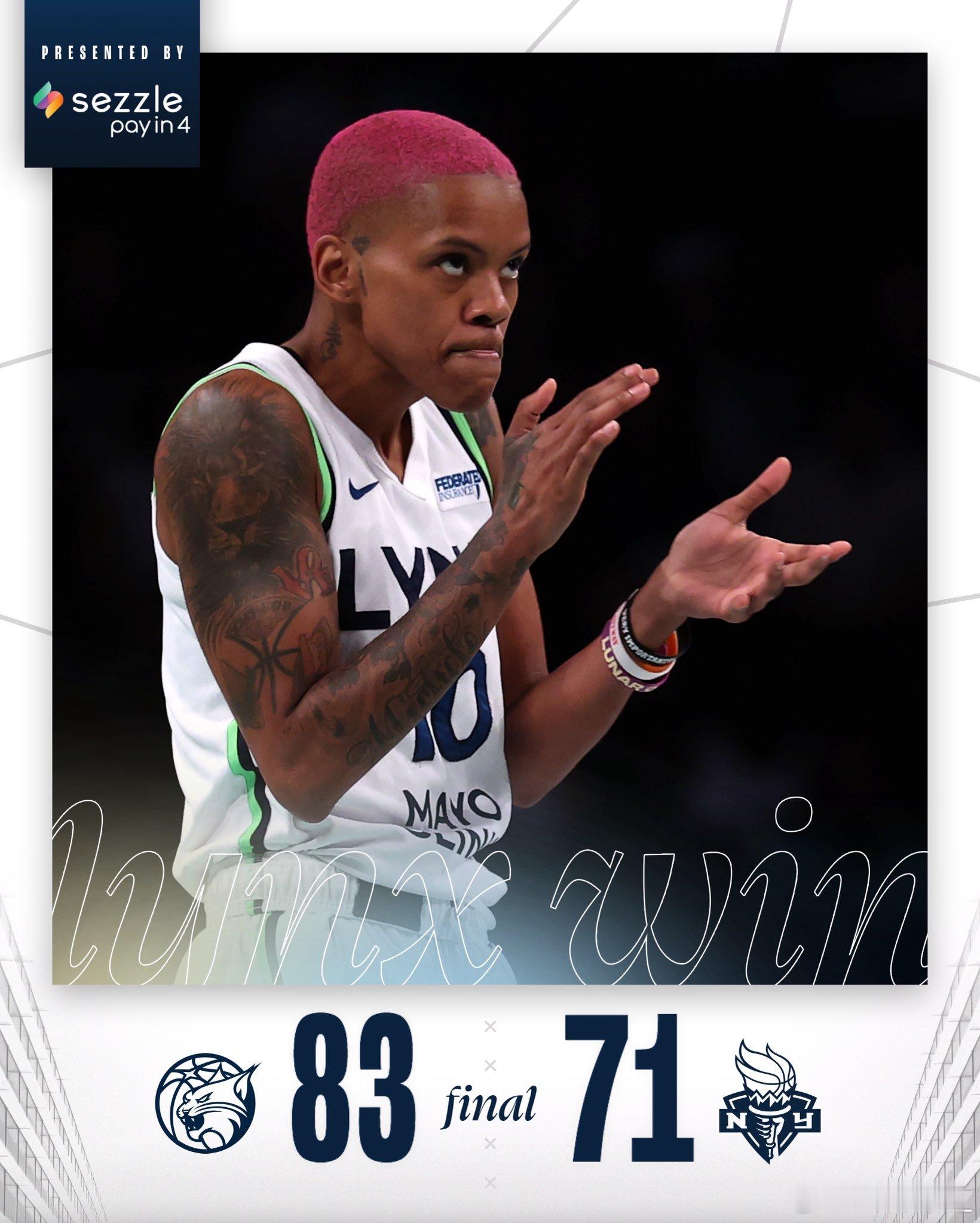 【WNBA综述：王牌逆转战胜阳光，威尔逊轰下WNBA史上首个“30+20”】今日