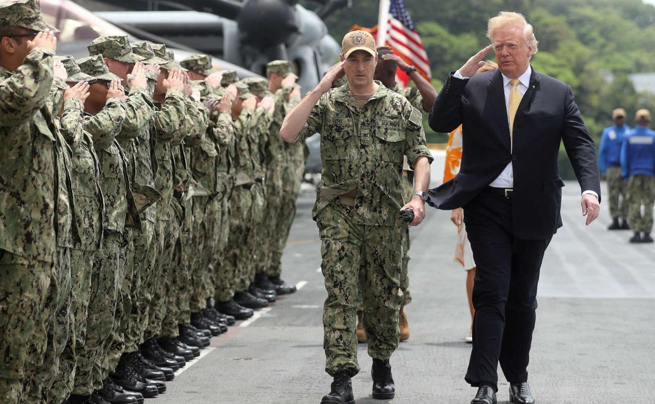 重大消息！美国全国广播公司今天报道：“特朗普私下里表现出对向伊朗部署少量美国地面