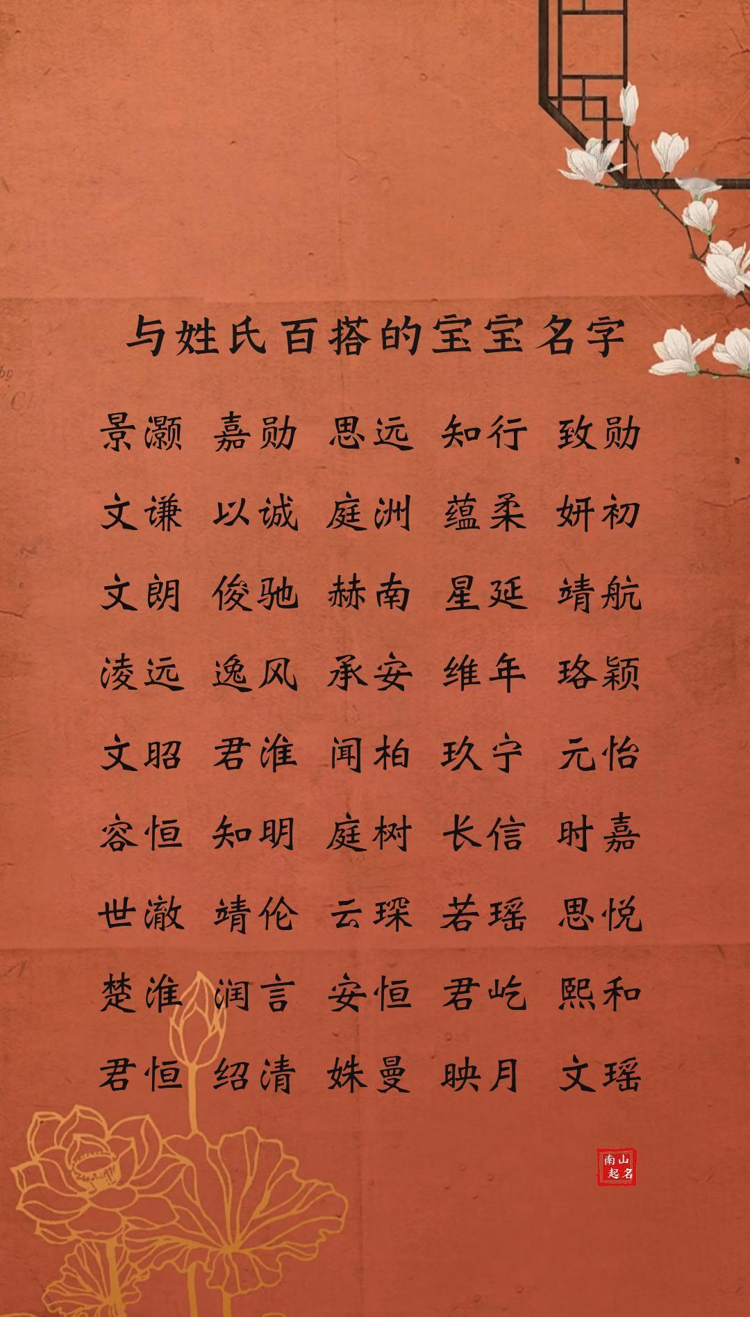 与姓氏百搭的宝宝名字，还再为起名发愁的父母可以收藏备用0-6岁育儿经 怀孕 起名