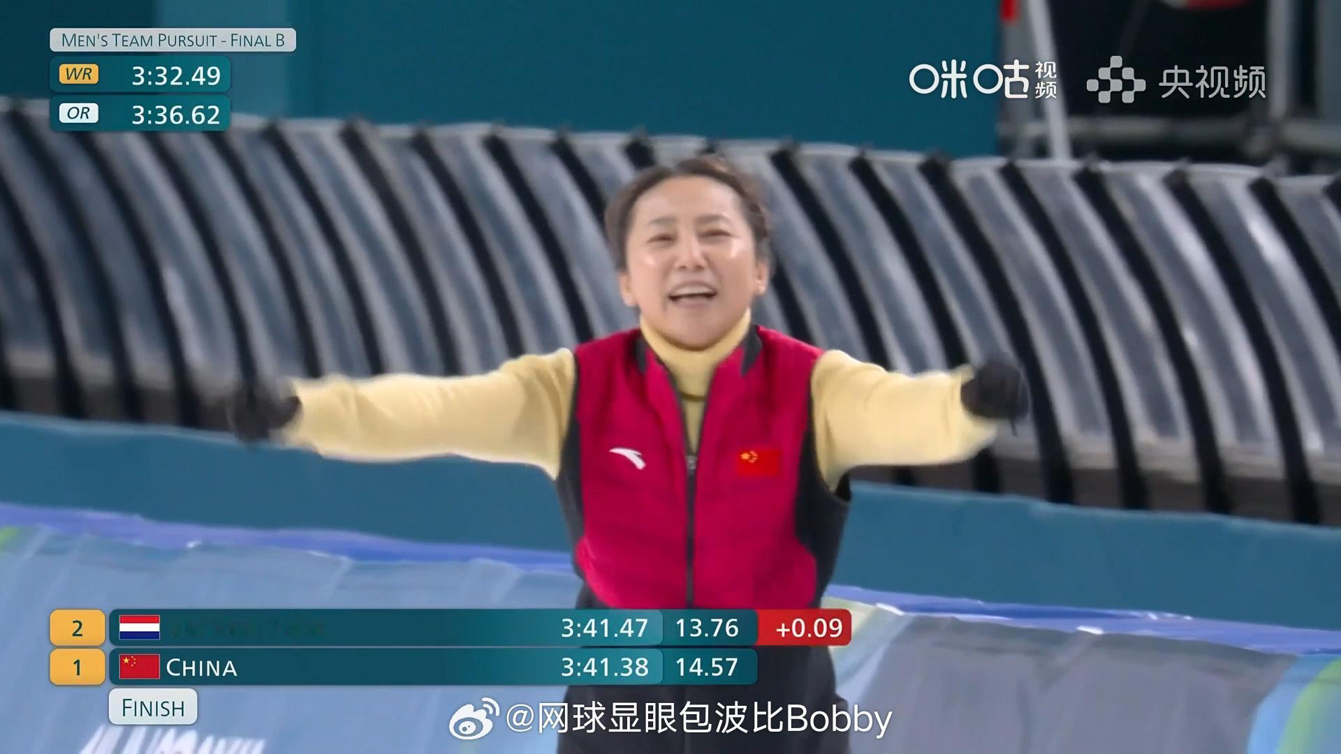 喜讯喜讯🎉中国速滑男团铜牌中国速滑男团再创历史由刘瀚彬、吴宇、李文淏、宁忠岩组