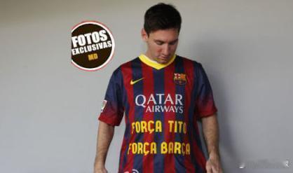 【梅西穿特别版球衣为恩师祈福】北京时间10月25日消息，本周末西甲联赛将迎来国家