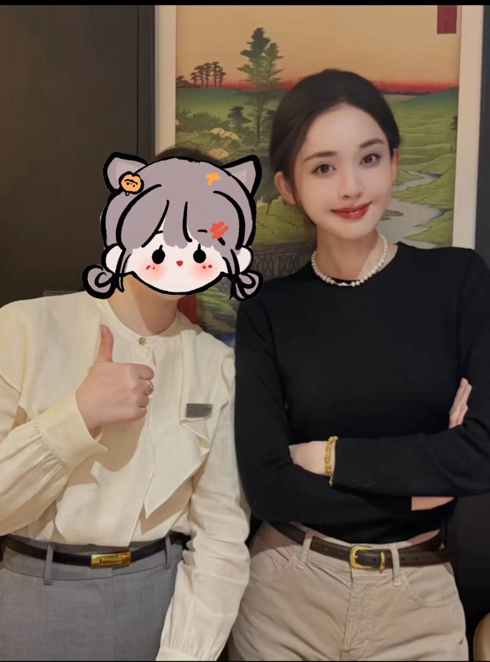 被路人偶遇的美扎一个。我也想偶遇美娜