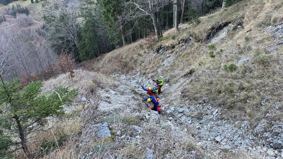 #8名中国游客在德国登山遇险#【8名20岁左右中国游客在德国登山遇险，当地出动直