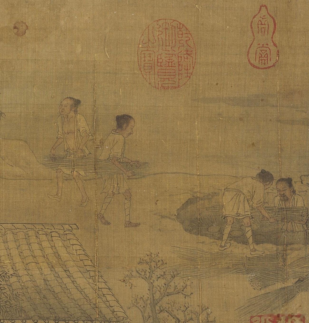 麻鞋诞生记沤麻→搓麻→编麻鞋图三唐代麻鞋（来自） ​​​