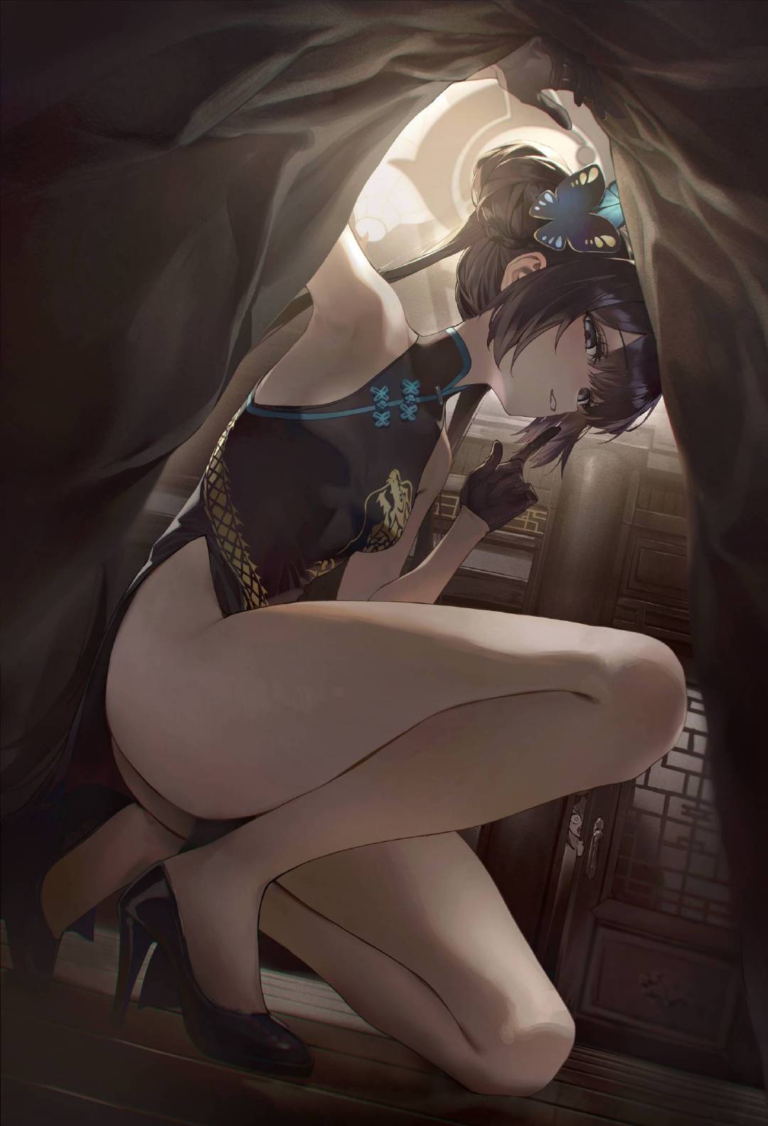 龙华妃咲——碧蓝档案——画师: SoyChicken，网页链接