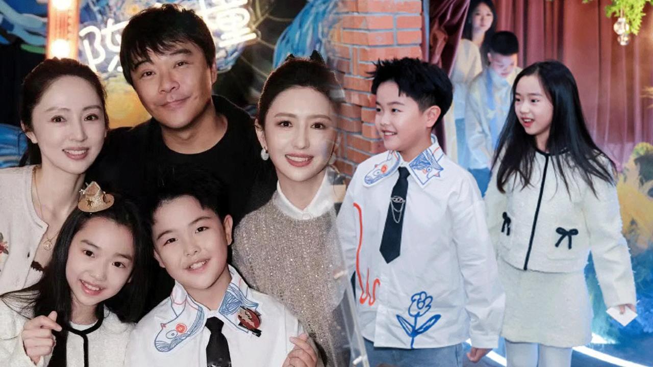 近日，佟丽娅和陈思诚合体为儿子朵朵庆祝10岁生日，现场温馨有爱。董璇携女儿小酒窝