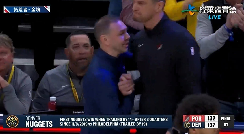 小水獭🦦：这9连胜感觉也不是什么难事儿啊，难道我真是名帅？开拓者VS掘金