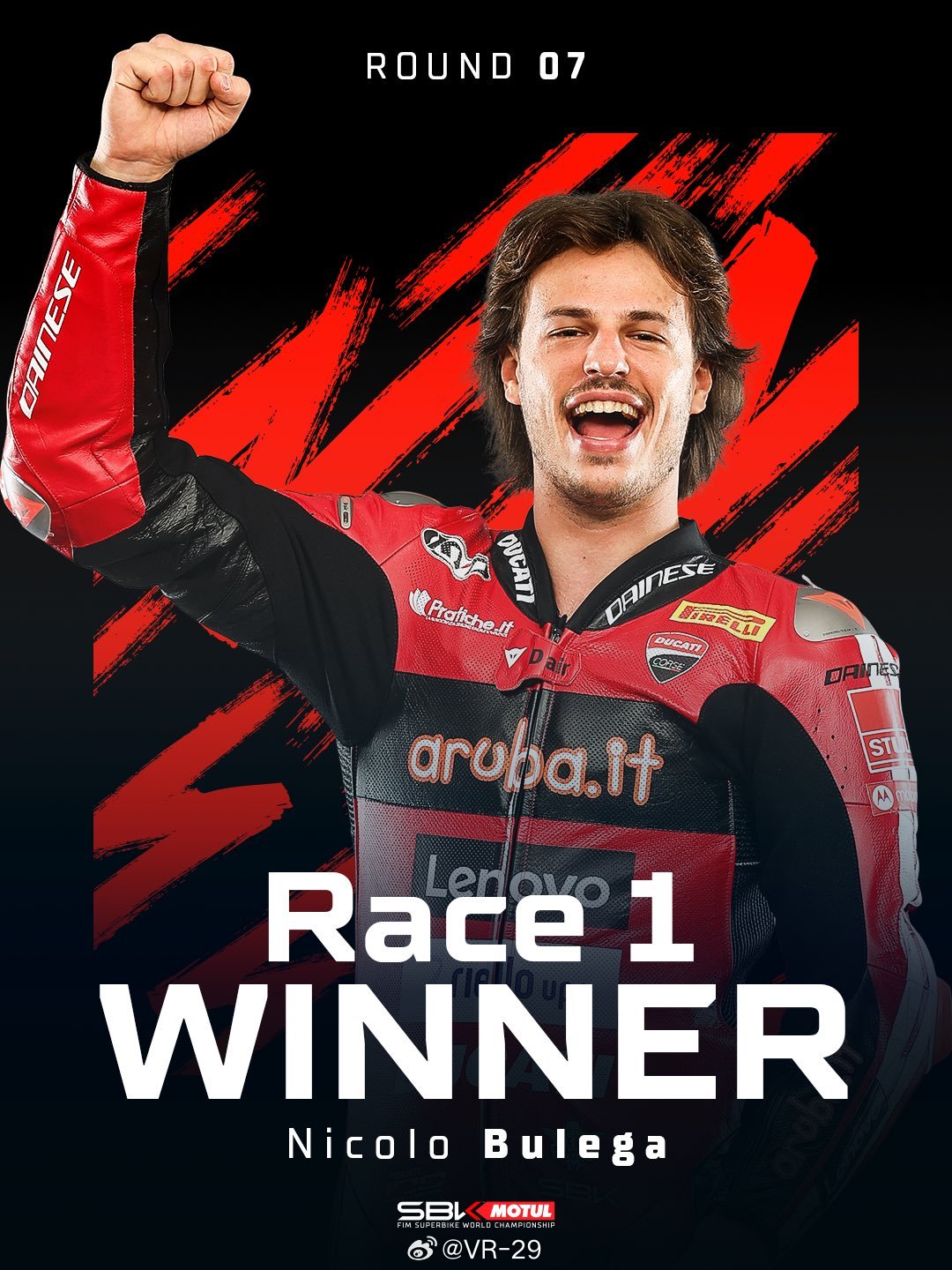 Nicolo Bulega主场夺冠第……连胜wsbk