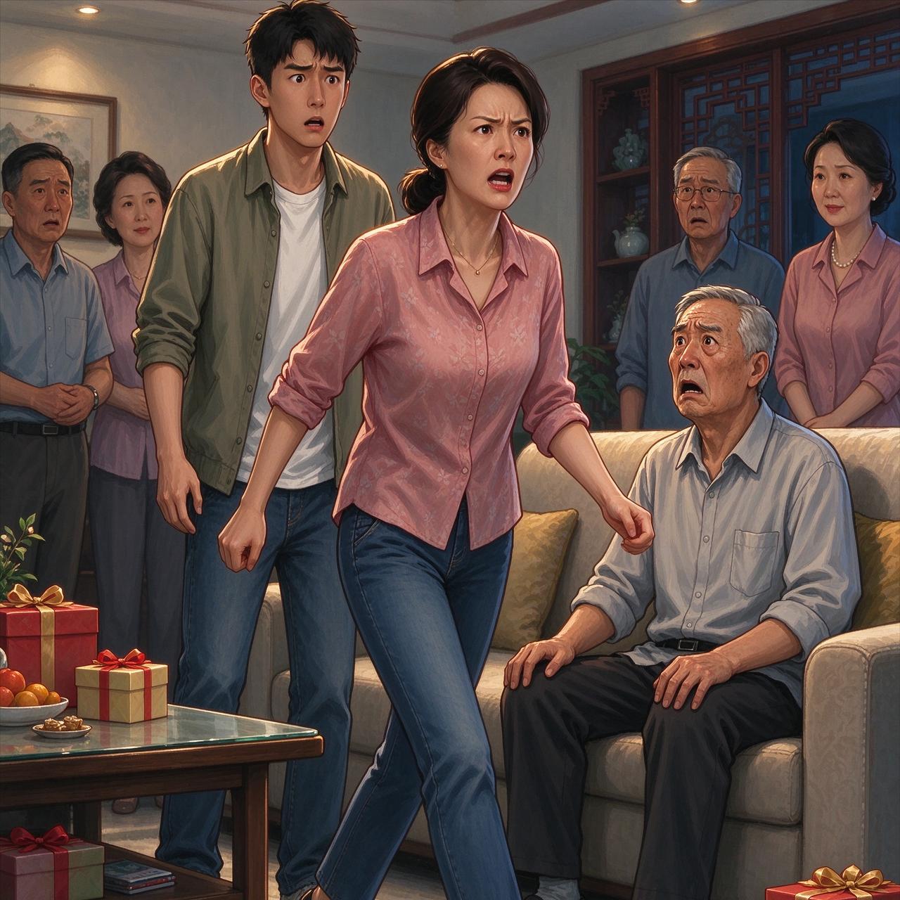岳父嫌礼轻女儿霸气护夫，女儿一番话，点醒一屋世俗人

过节回老丈人家走亲戚，女婿