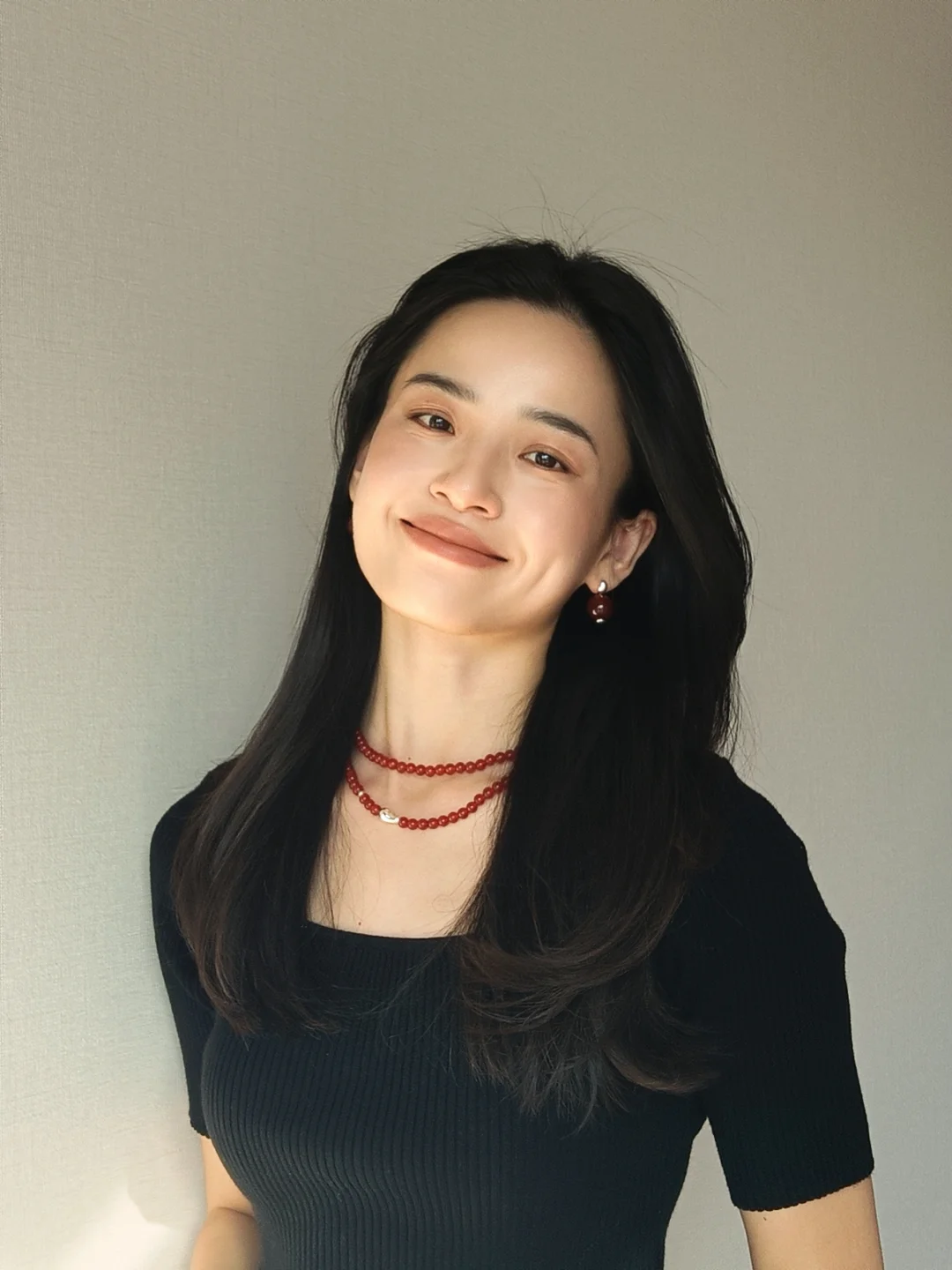 那就大大方方的漂亮呗