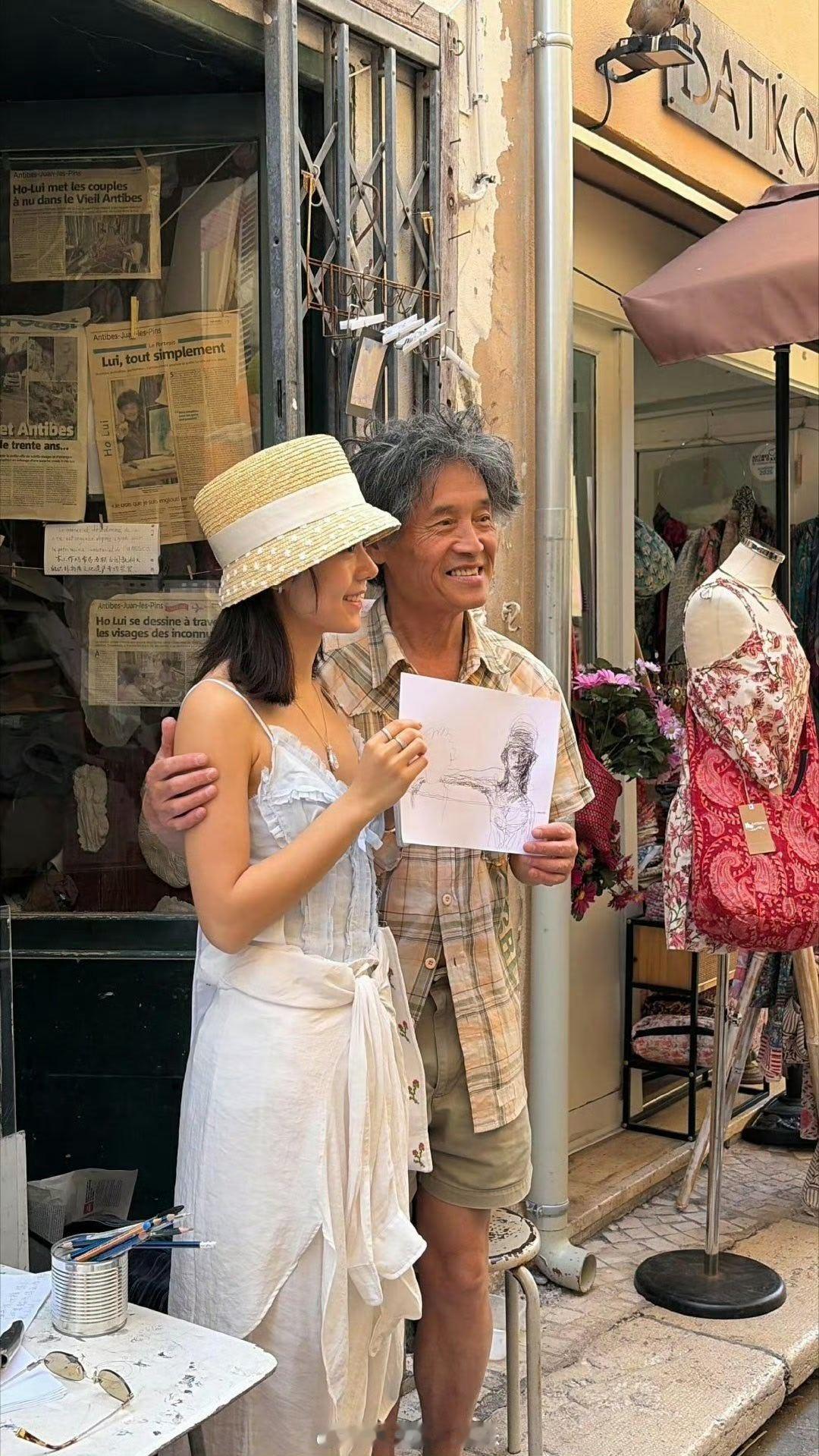 在南法偶遇赵今麦 松弛感拉满了 