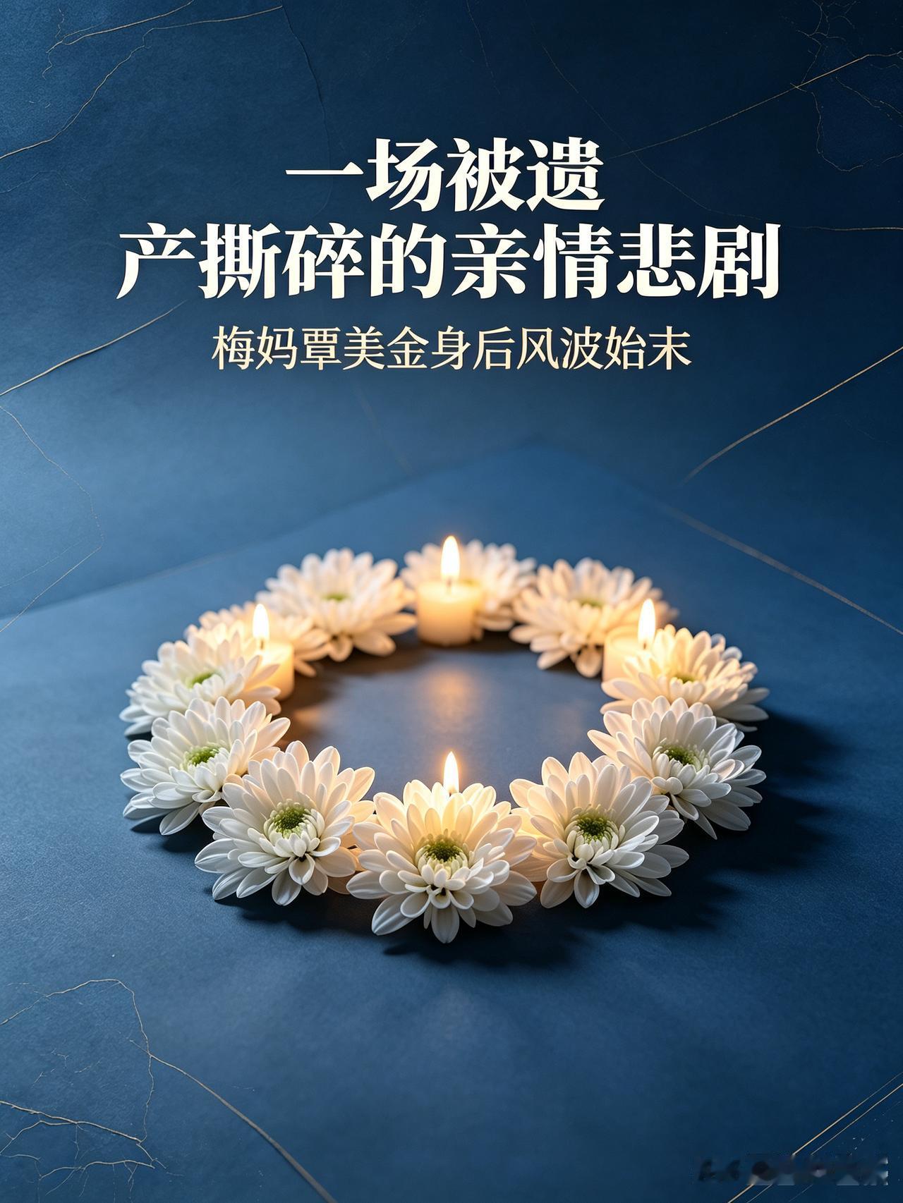 梅妈覃美金葬礼落幕！梅启明扬言花150万土葬、申请禁令拦火化，最终却没到场，这场