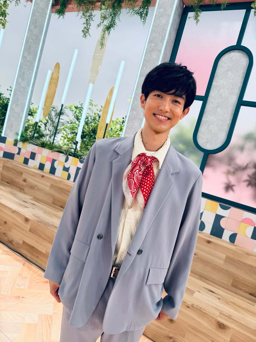神田圣司・・NHK あさイチ　"ときめき！ハピ技" 本日もご覧いただきましてあり