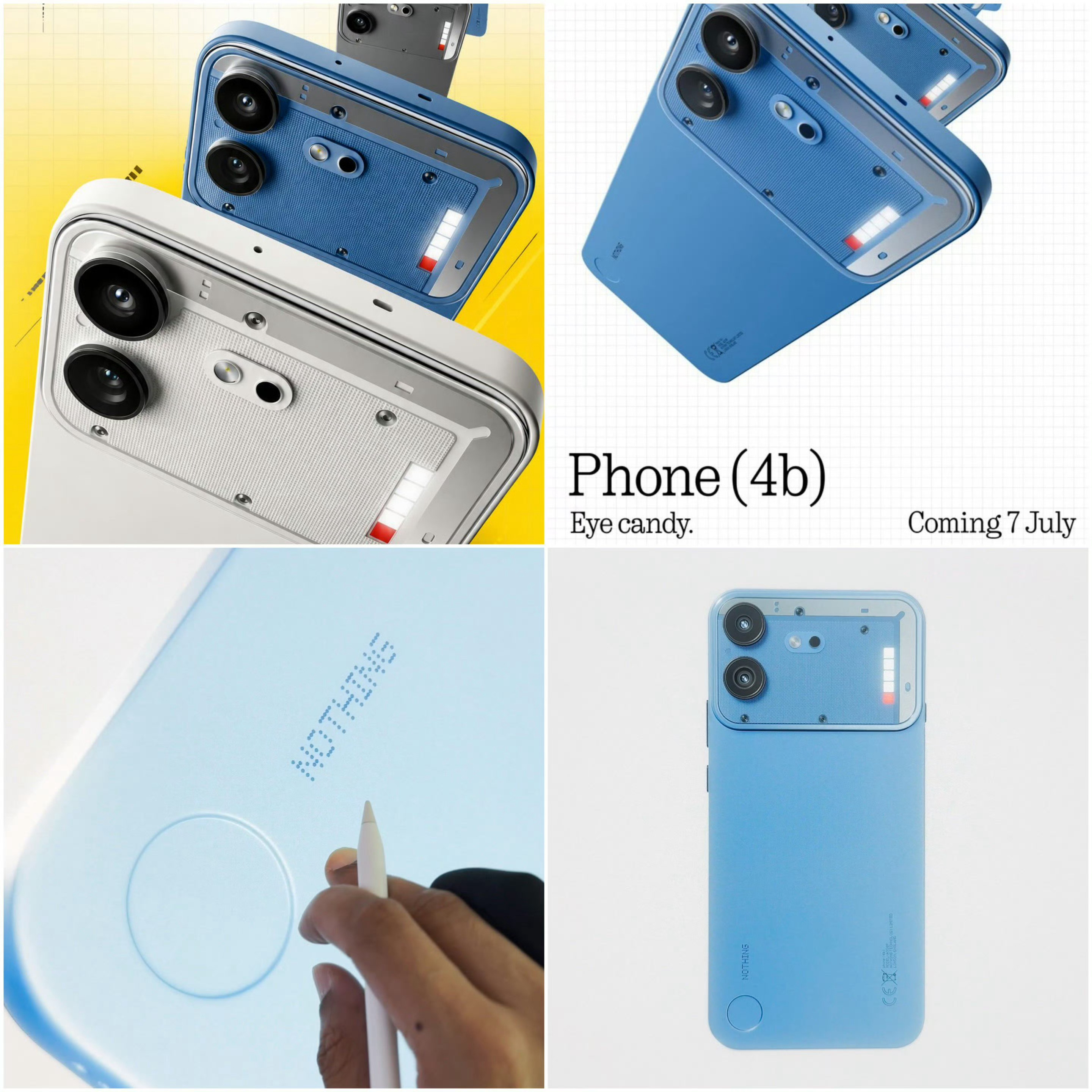 Nothing Phone 4b定妆照奇怪，怎么总能设计的这么好看个性。 