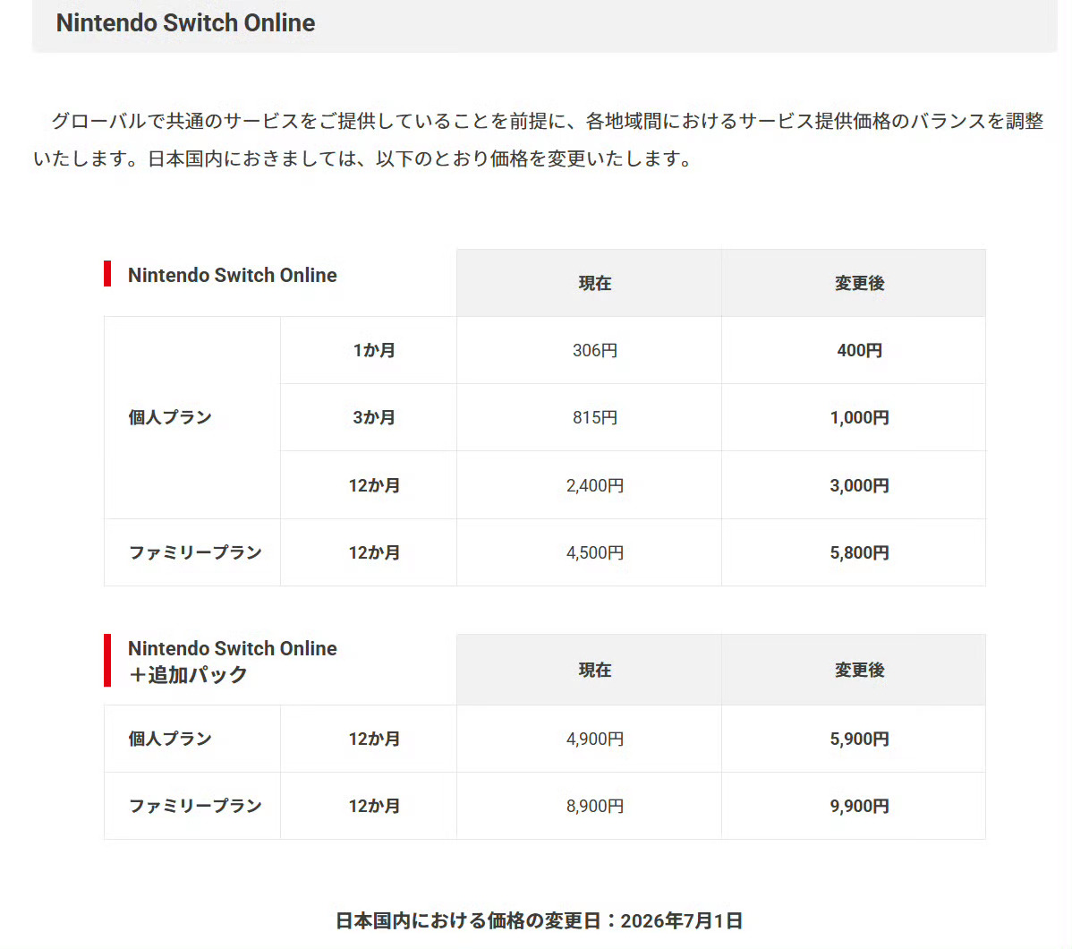 任天堂今日官宣将对 Switch2、旧款 Switch 机型，以及 Ninten