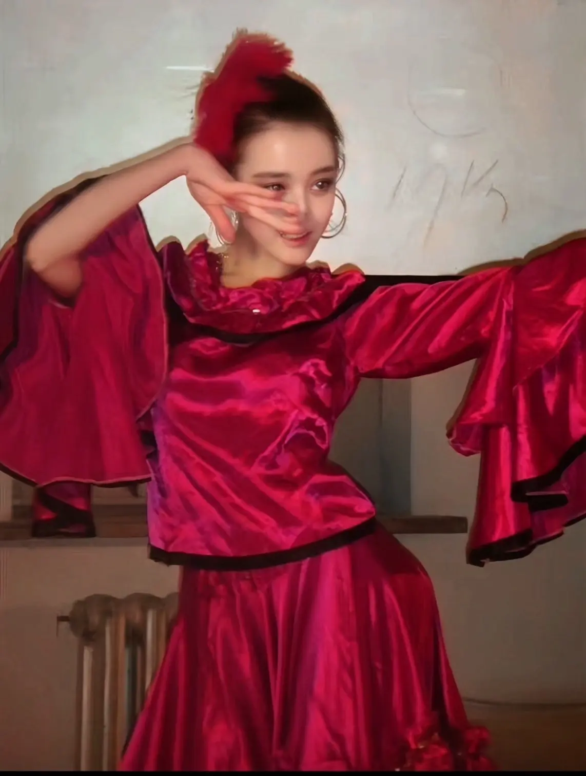 从小就是美人胚子。