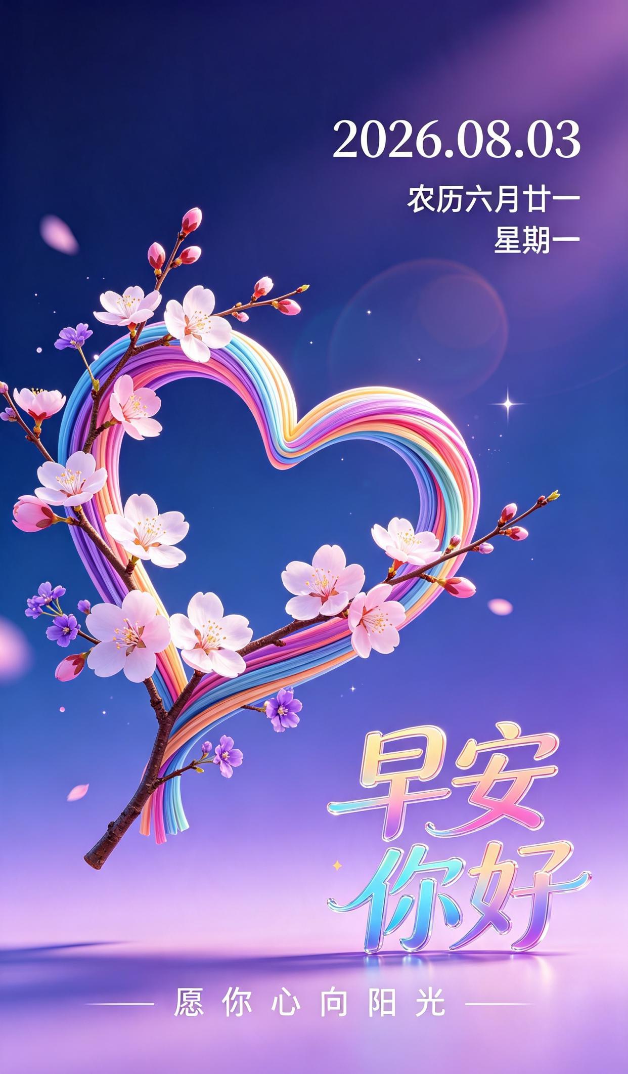 新的一周，新的开始。八月盛夏，清风向暖，万物向阳。生活最好的状态，就是不慌不忙，