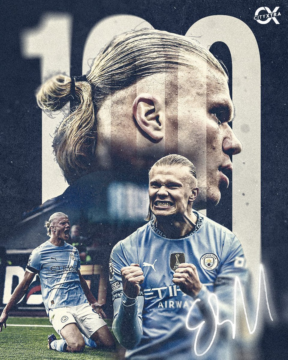 哈兰德已经在英超联赛中出场100次！⚽️ 88个进球🅰️ 17次助攻🤯 每7