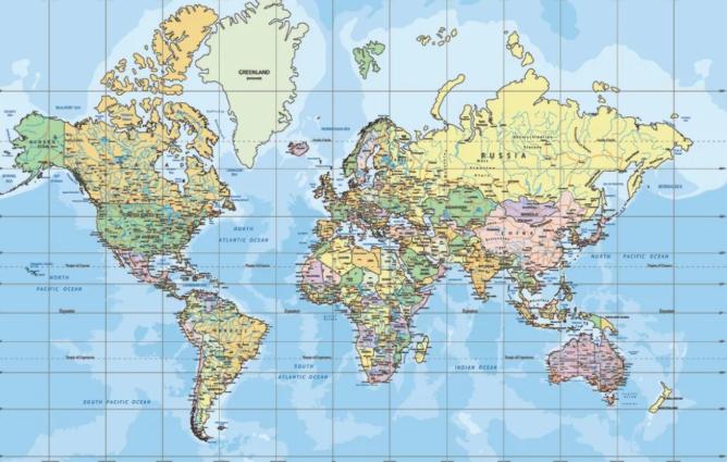 联合国投票，只有美国投了反对票
一张地图，164个国家赞成，6个国家弃权，只有美