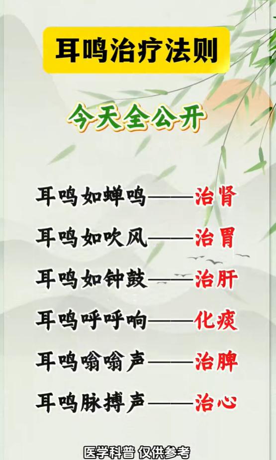 耳鸣有蝉鸣、风声、钟鼓声？不同声响对应不同调理思路