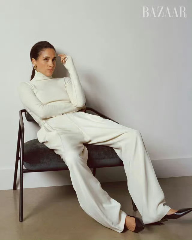 Meghan, the Duchess of Sussex, covers Th