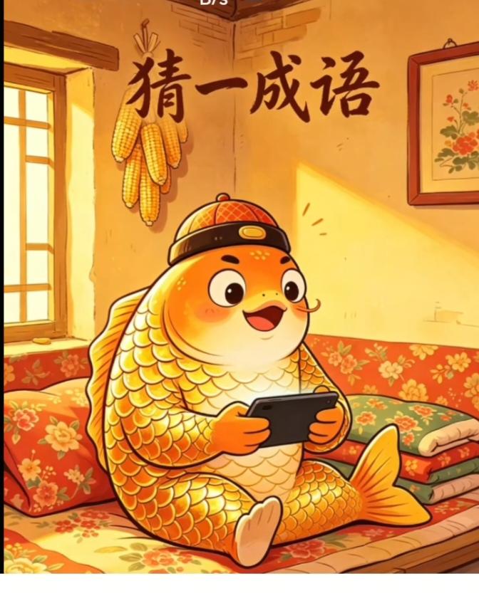 〔看图猜成语〕根据图中画面。猜个成语来。