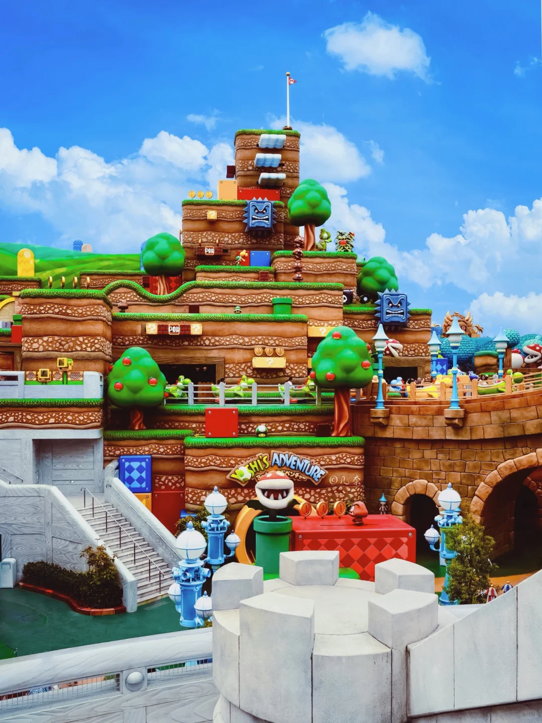 大阪丨我竟走进了童年的马里奥游戏世界中‼️