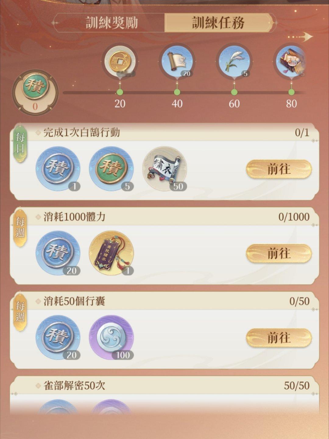 #代号鸢[超话]#代号鸢小助手提醒您，本期活动【密探特训】将于本周三晚23：59