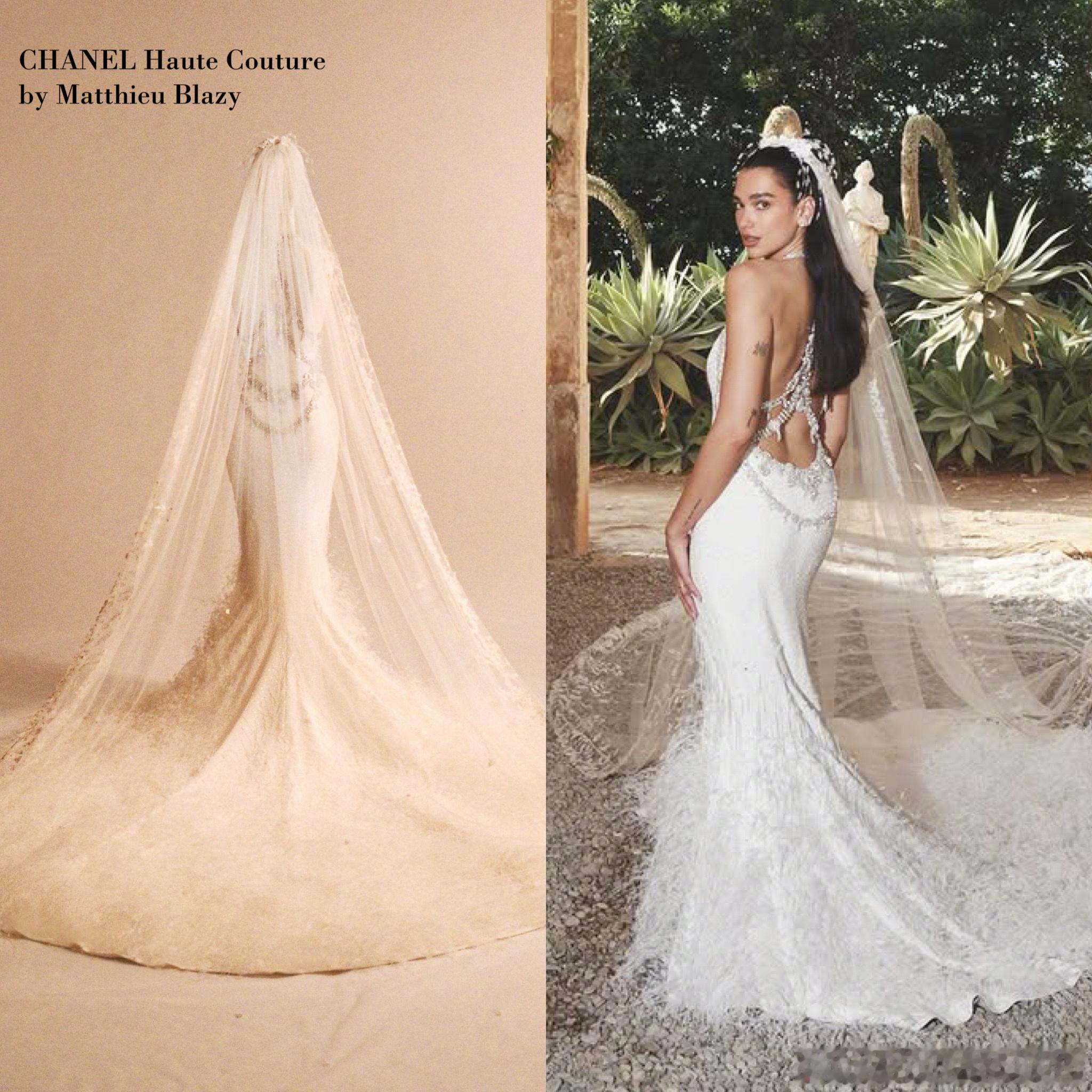 Dua Lipa 与 Callum Turner 的婚纱照，终于释出，由大师 D
