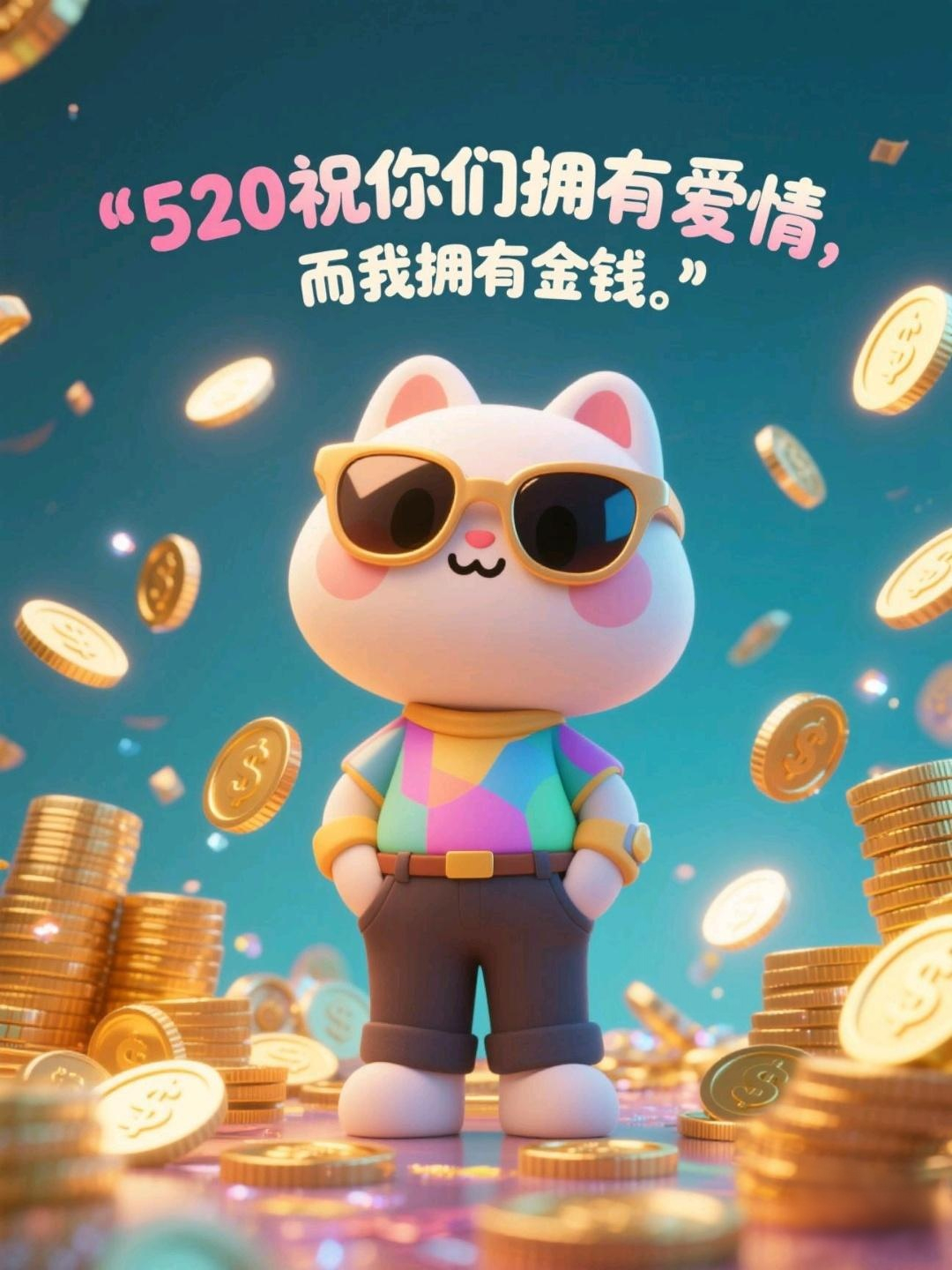 520有人送金，有人送银，有人送花，我怕没人送，自己把三样都买齐了，金银花真的很