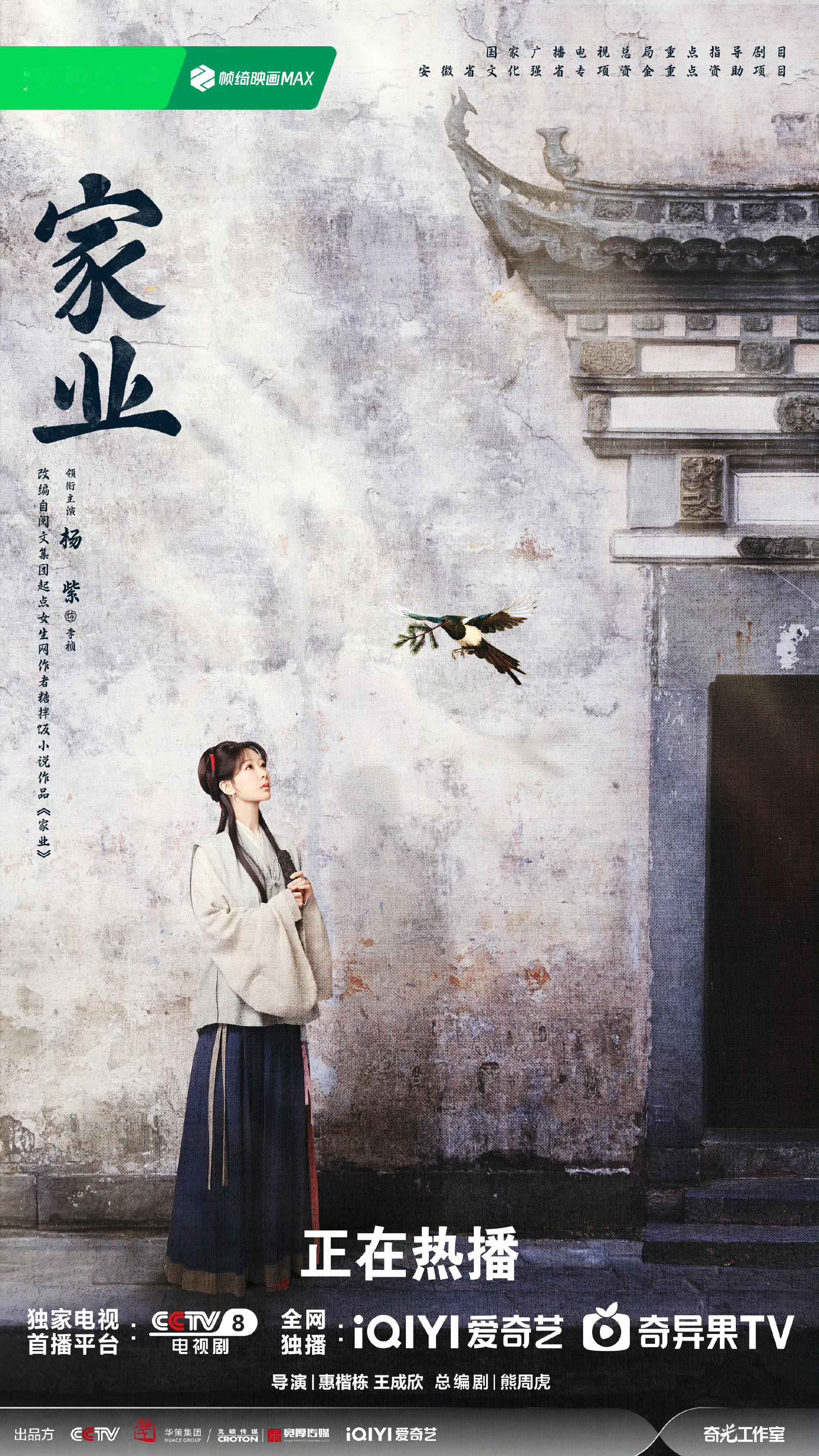 杨紫家业祯心海报 