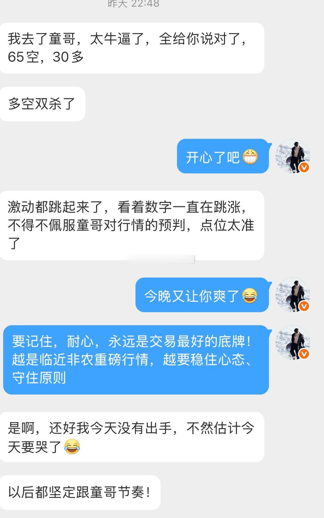 童哥一下午都没有安排单子，场外童粉都等着急了，其实不是不想做，欧盘的行情咱多少看