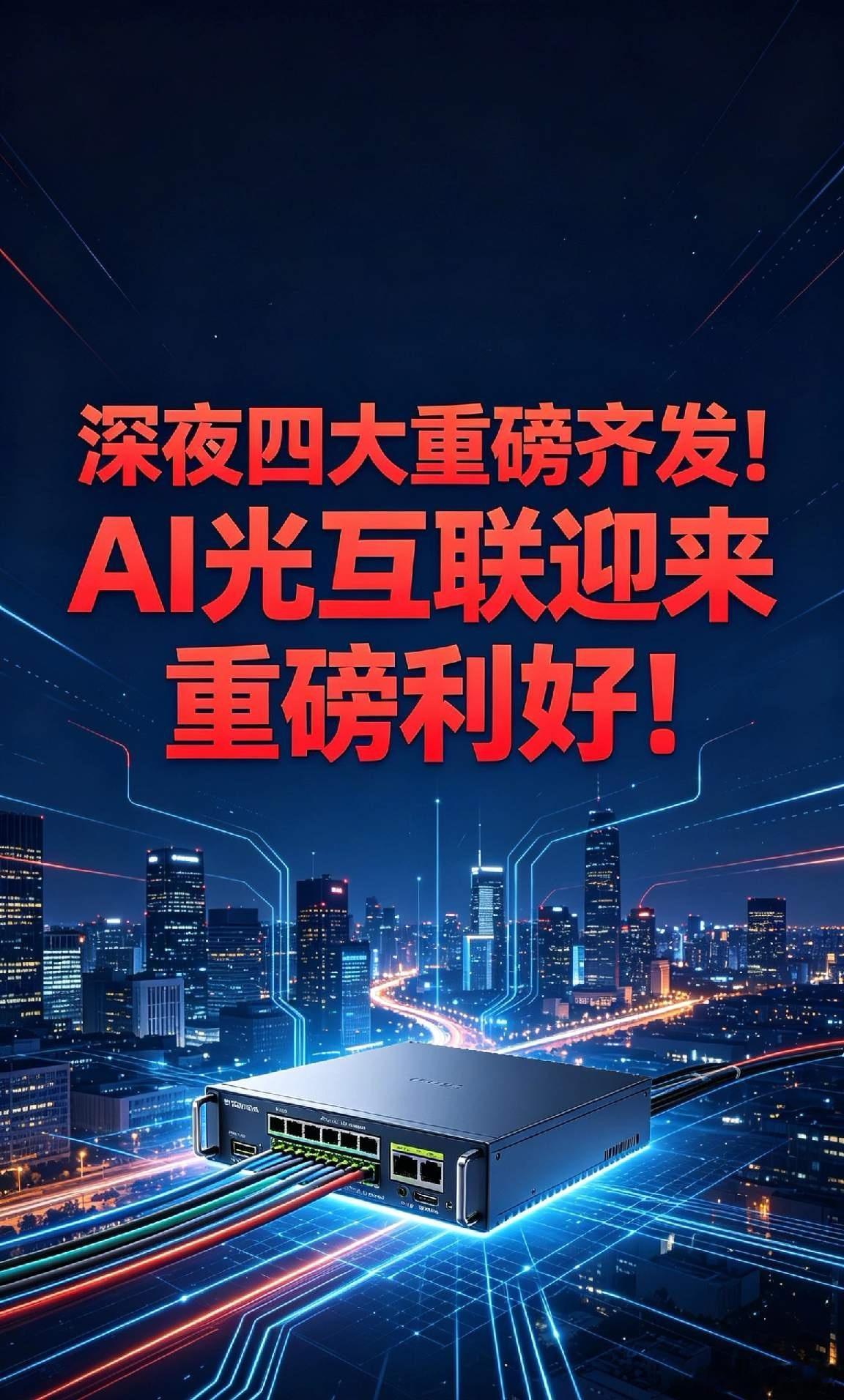 深夜四大重磅齐发！ AI光互联迎来重磅利好！一、中银纽约分行携手美大豆协会 中美
