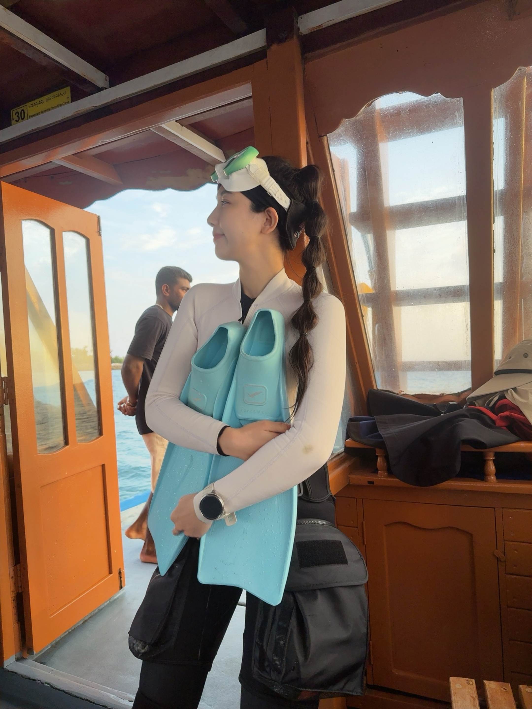 早上好☀️今天除夕 宜辞旧迎鱼🐟起床潜水！🤿卷妹的唠嗑潜水