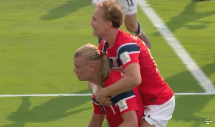 哈兰德世界波 挪威2-0巴西！！！锁定胜局了！！！世界杯巴西VS挪威