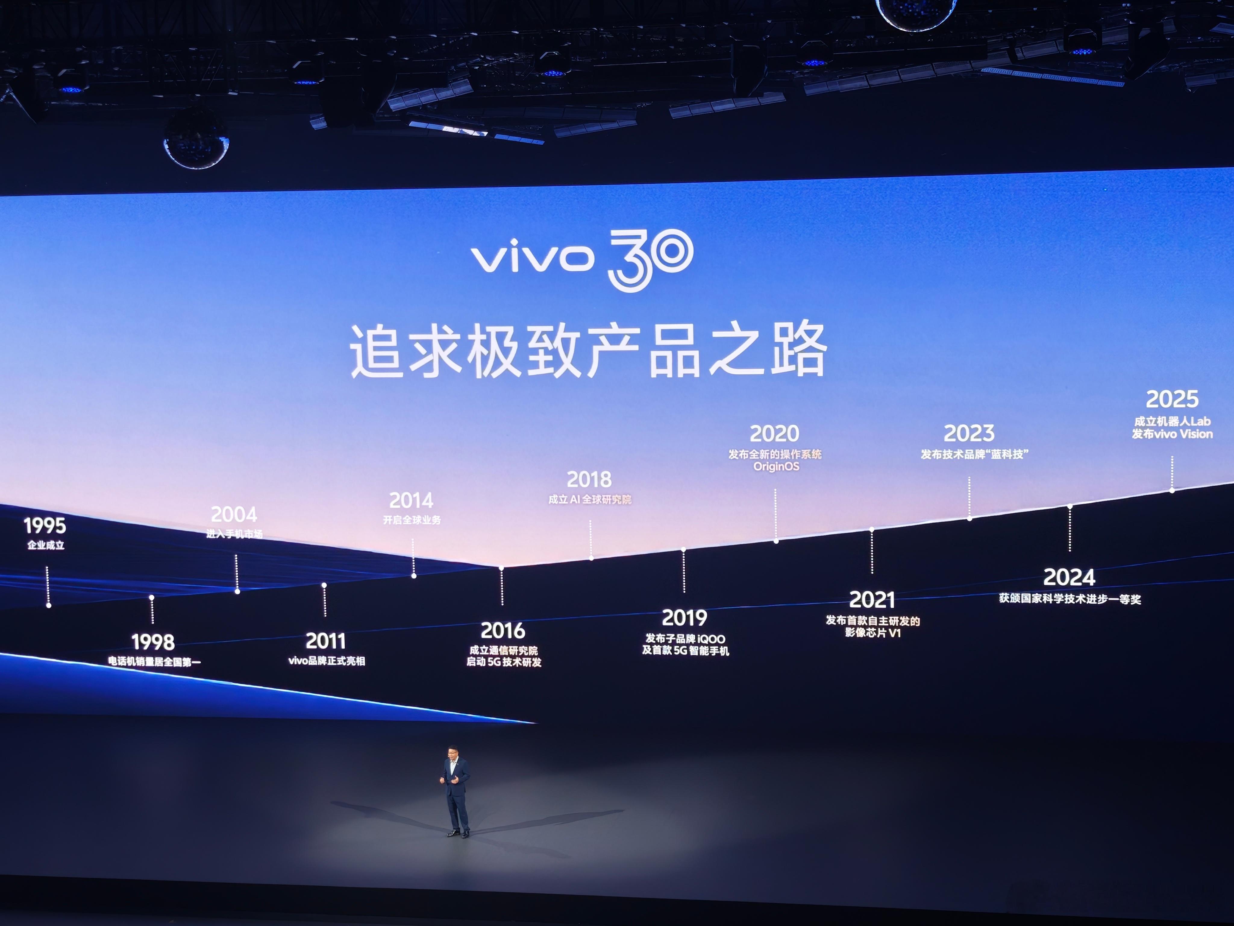 vivo30年半部中国通信史vivo是中国通信产业的重要参与者，1996年推出了