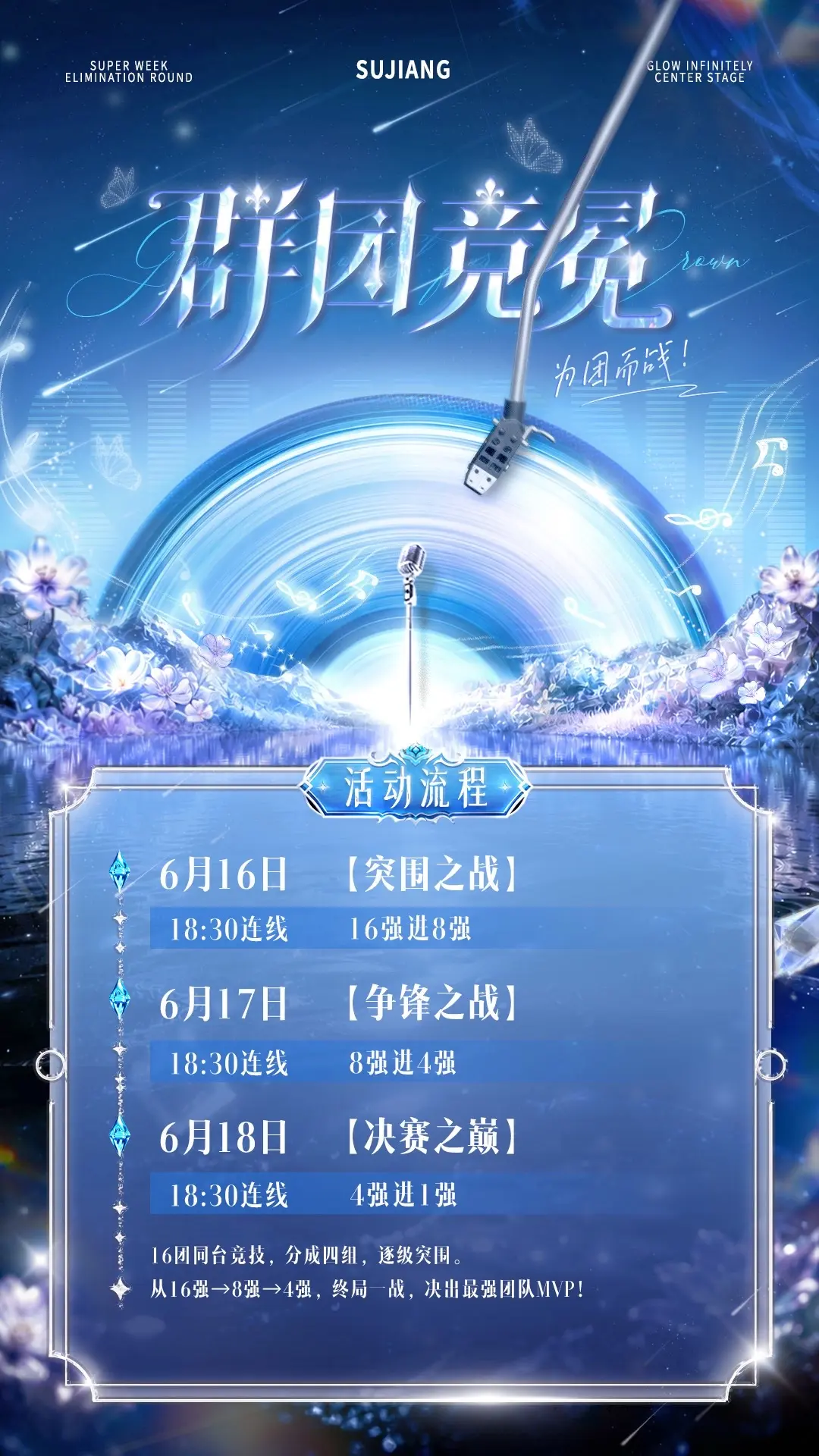 群团竞冕，为团而战！16团同台晋技，逐级突破，决出最强团队MVP！