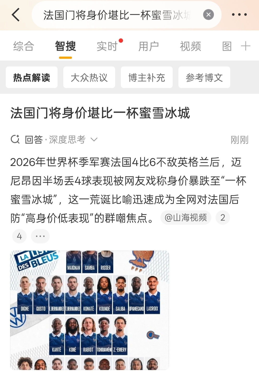 法国门将身价堪比一杯蜜雪冰城赛前身价特别高，赛后身价这么低了吗？ 