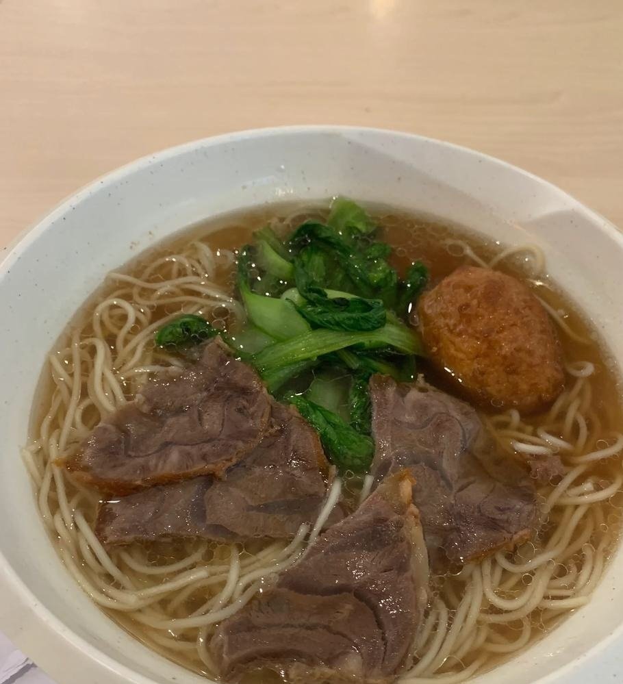 我在车站吃了一碗面 ​​​