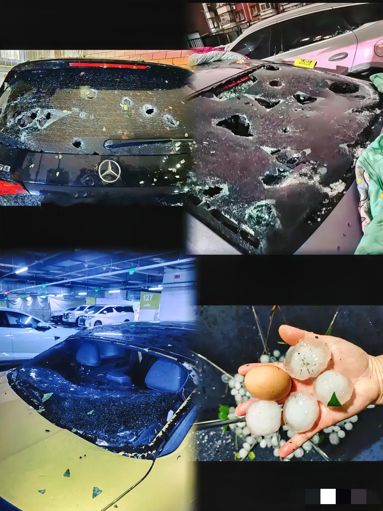 “九一八”北京突降冰雹四环路瘫痪 北京交通瘫痪了！
九月十三日晚上，突然降下冰雹