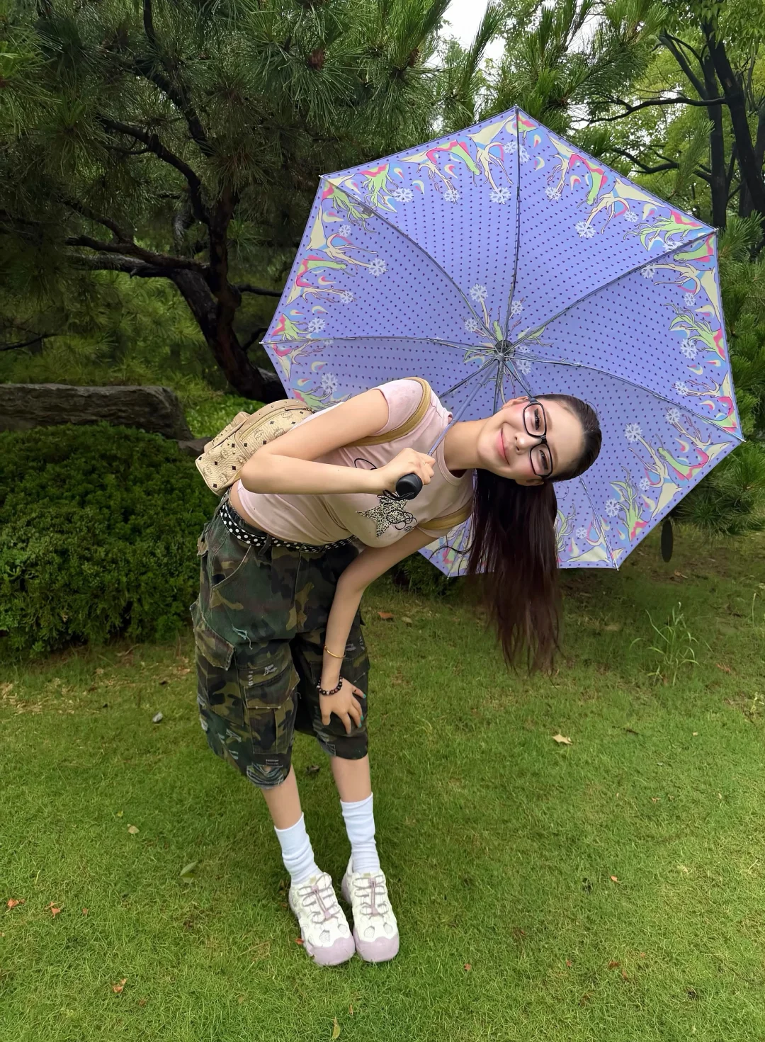 Walking in the rainxy☔️