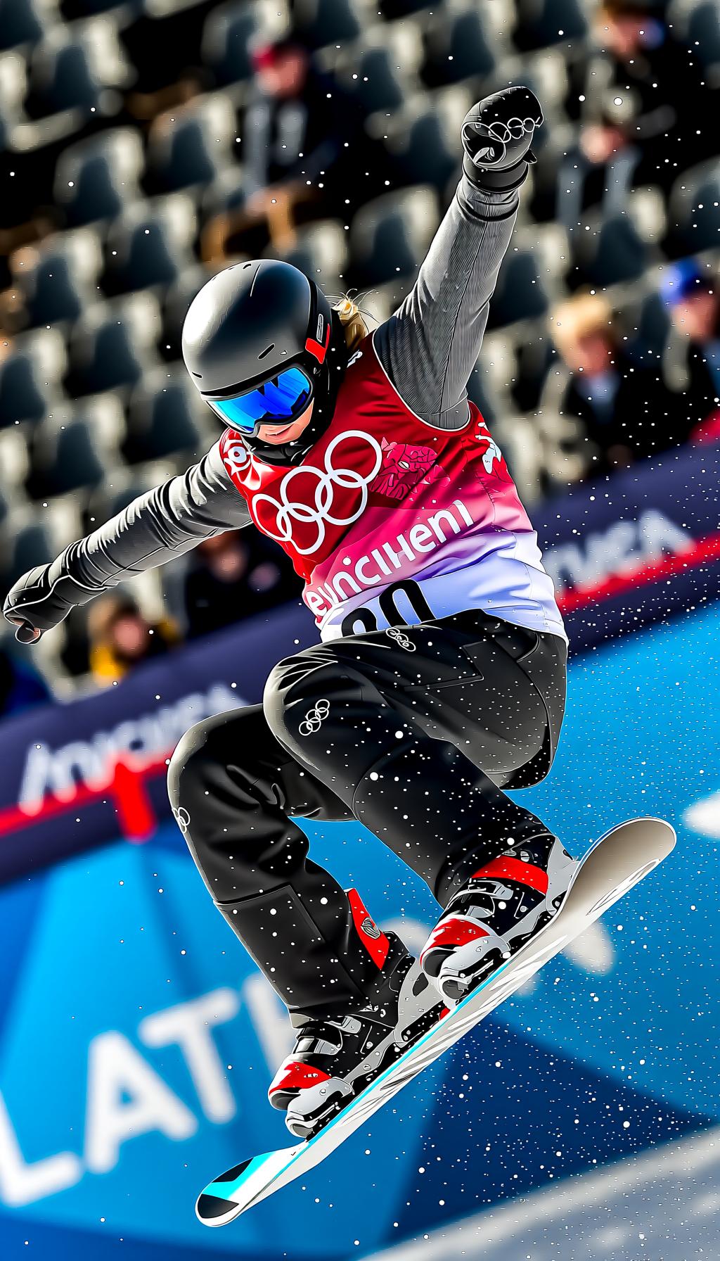 自由式滑雪（大跳台/坡面障碍技巧）空中技巧的视觉冲击力，年轻选手不断突破难度极限