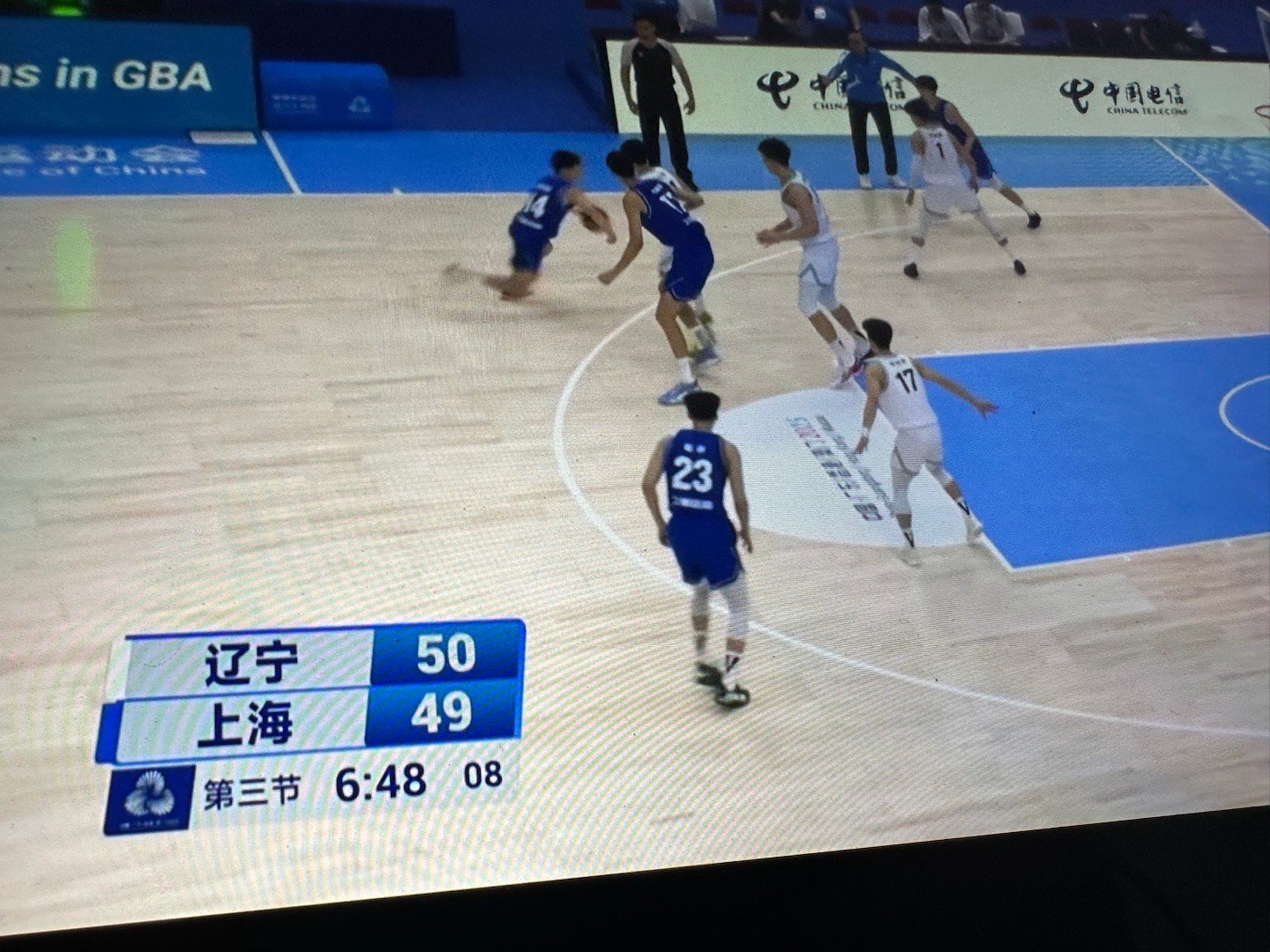 辽宁队反超了比赛看的呀，感动